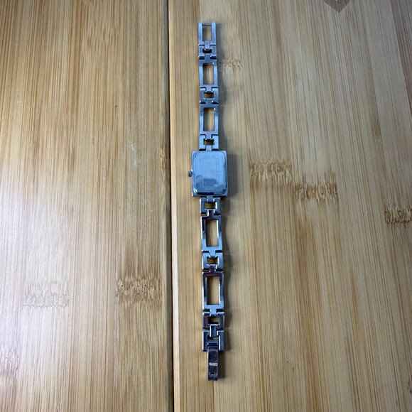 Nine West 925 Sterling Solid Silver Tank Watch 9W/1008, 17mm x 23mm - Picture 4 of 5